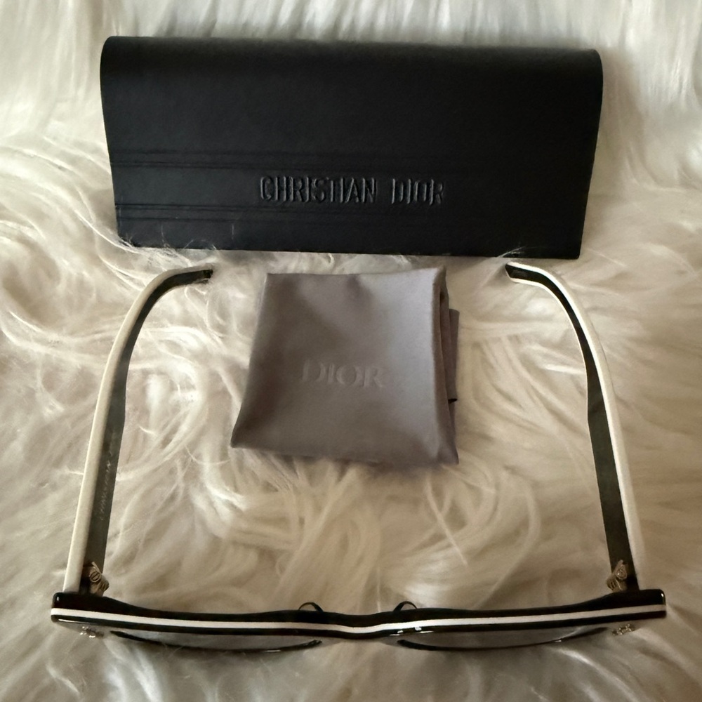 Diorpacific Black Rectangular Sunglasses - image 3